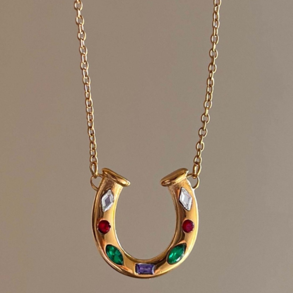 Mayamar Horseshoe Pendant Necklace